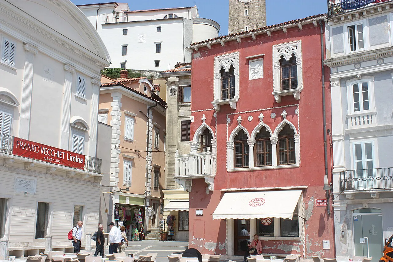 The Venetian House in Piran.