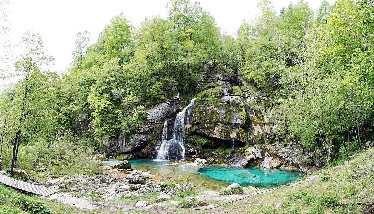 The Virje waterfall.